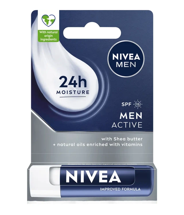 Nivea Pomadka do ust dla mężczyzn Men Active SPF 15