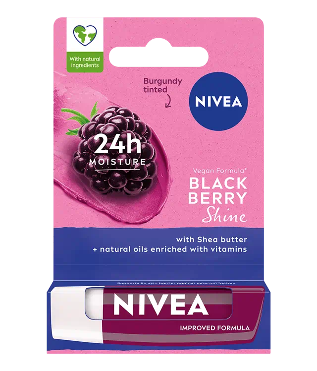 Nivea Pielęgnująca pomadka do ust Blackberry Shine