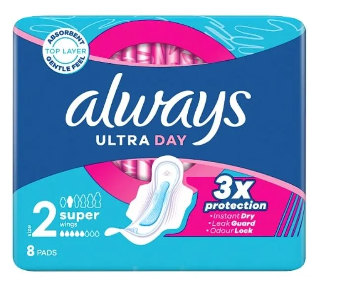 Always Ultra Super Plus Podpaski, 8 szt.
