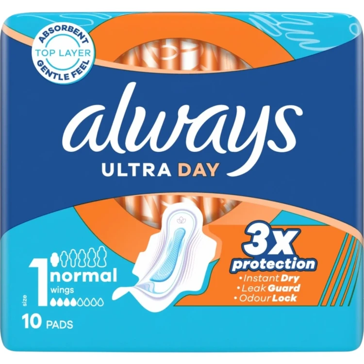 Always Ultra Normal Plus Podpaski, 10 szt.