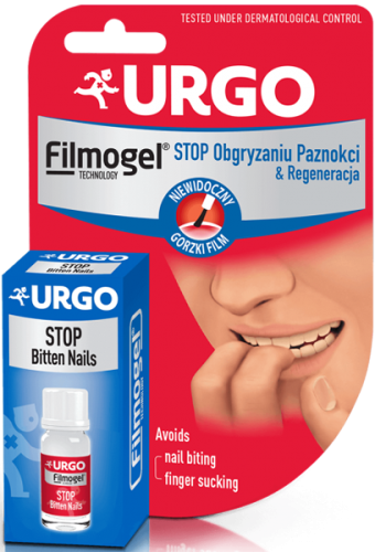 URGO STOP OBGRYZANIU PAZNOKCI & REGENERACJA filmogel - niewidoczny gorzki lakier 9ml