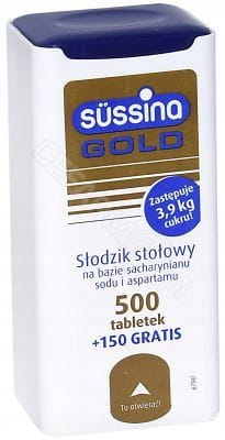 Sussina Gold słodzik z dozown.500 tbl