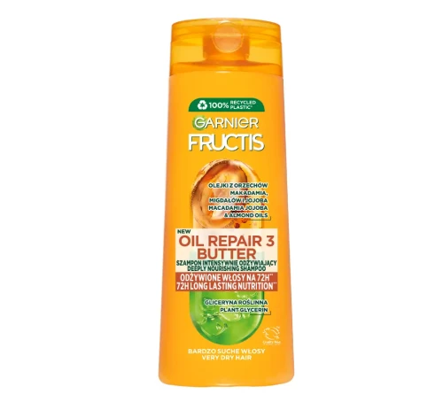 Fructis OIL REPAIR3 BUTTER Szampon wzmacniający 400ml