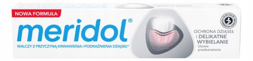 MERIDOL Pasta do zębów OCHRONA DZIĄSEŁ I DELIKATNE WYBIELANIE, 75 ml