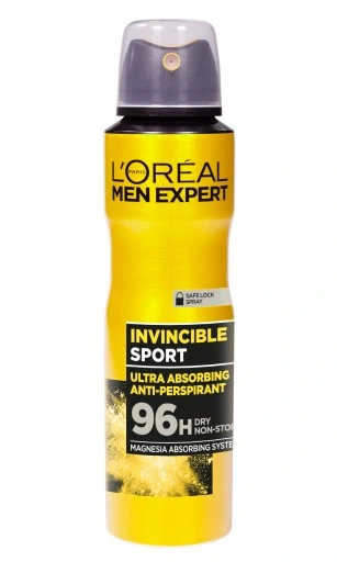 L'Oreal Men Expert INVICIBLE SPORT96h  Anti-Perspirant Spay 150ml