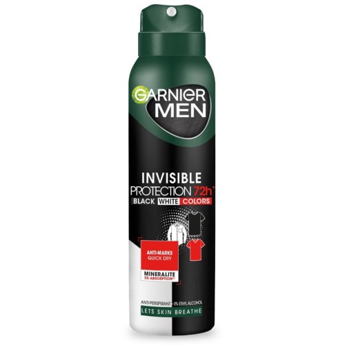 Garnier Men INVISIBLE PROTECTION 72h Spray 150ml