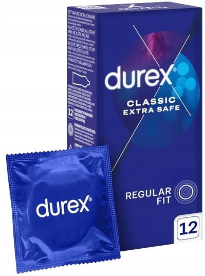 Durex CLASSIC EXTRA SAFE prezerwatywy 12szt.