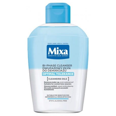 Mixa Optymalna tolerancja - Dwufazowy płyn do demakijażu 125ml