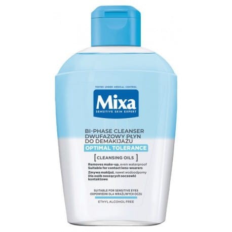 Mixa Optymalna tolerancja - Dwufazowy płyn do demakijażu 125ml