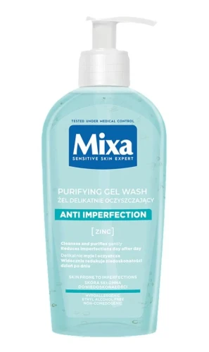 Mixa Żel delikatnie oczyszczający przeciw niedoskonałościom