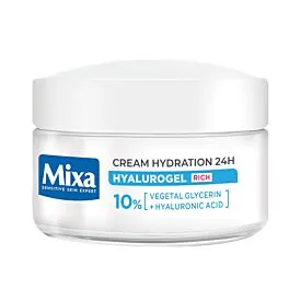 Mixa Hyalurogel Rich Nawilżający krem do twarzy