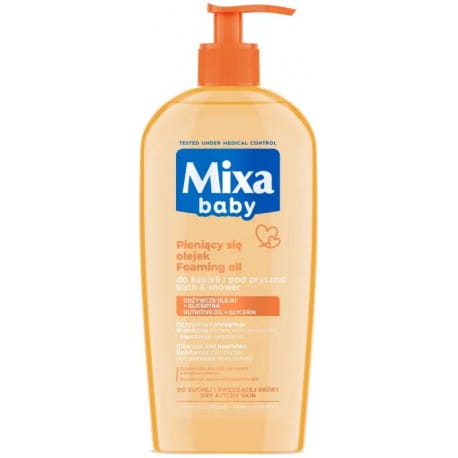 Mixa Baby Delikatny płyn do kąpieli i mycia z olejkiem
