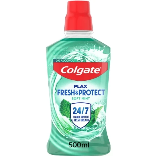 Colgate PLAX Fresh&Protect SOFT MINT Płyn do płukania jamy ustnej 500ml
