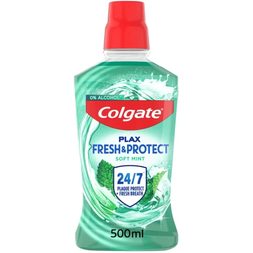 Colgate PLAX Fresh&Protect SOFT MINT Płyn do płukania jamy ustnej 500ml
