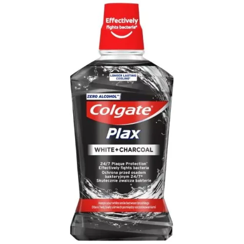 Colgate PLAX White&Protect CHARCOL Płyn do płukania jamy ustnej 500ml