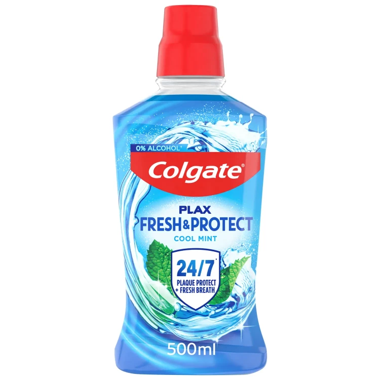 Colgate PLAX Fresh&Protect COOL MINT Płyn do płukania jamy ustnej 500ml