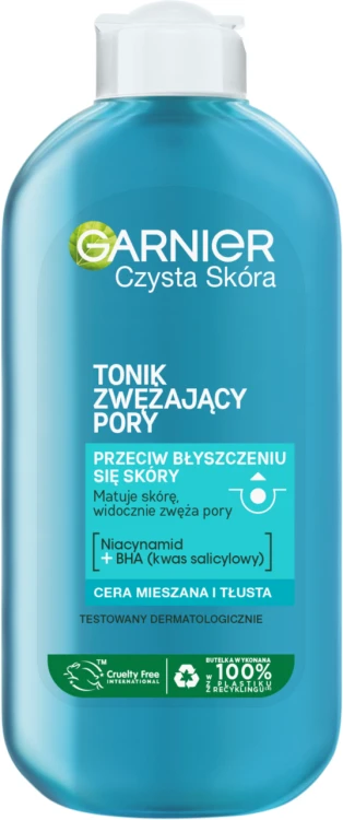 Garnier Czysta Skóra Tonik Zwężający Pory 200ml