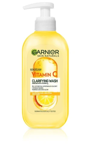 Garnier Skin Naturals Vitamin C żel oczyszczający do skóry matowej i zmęczonej 200ml