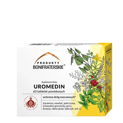 UROMEDIN ochona dróg moczowych (60tabl.) Produkty Bonifraterskie