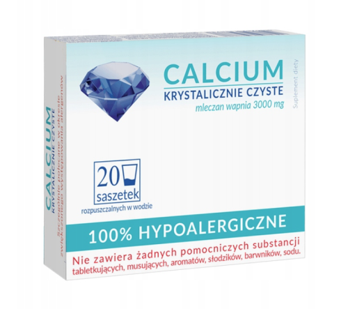 Calcium Krystalicznie czyste (20sasz.)