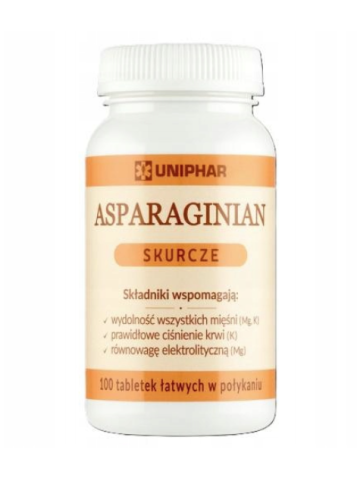 Asparaginian Skurcze (100tabl.)