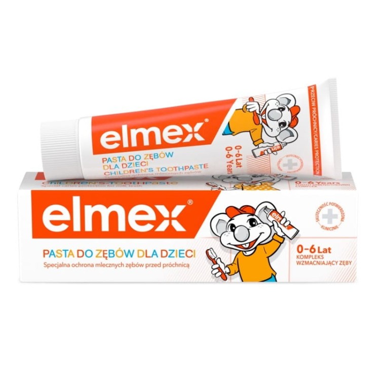 Pasta do zębów Elmex dla dzieci 0-6 lat z aminofluorkiem 50 ml