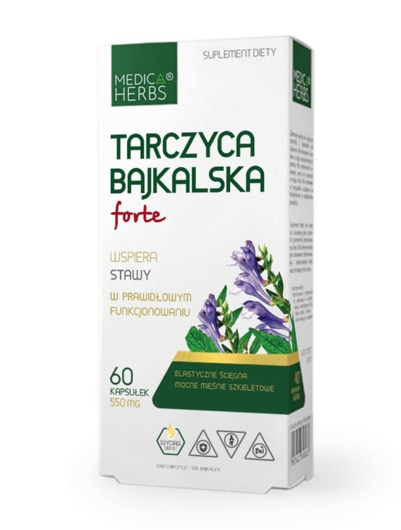 Tarczyca bajkalska forte 60 tabl. MEDICA HERBS