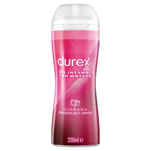 Durex Play Cherry żel do masażu pobudzająco-stymulujący guarana 2w1 200 ml