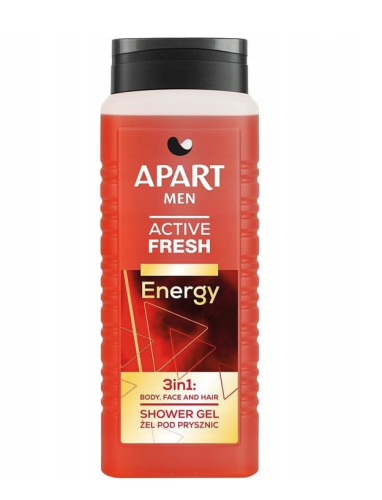 APART MEN Active Fresh Energy żel pod prysznic 3w1 500ml