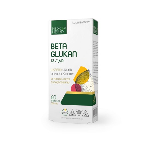 Beta Glukan 1,3/1,6 D MEDICA HERBS (60kaps.)