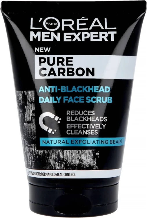 Loreal Men Expert Pure Charcoal Peeling przeciw zaskórnikom 100ml