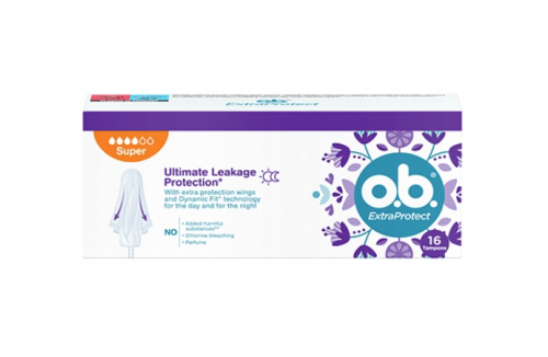 O.B. ExtraProtect Tampony Super 16szt.