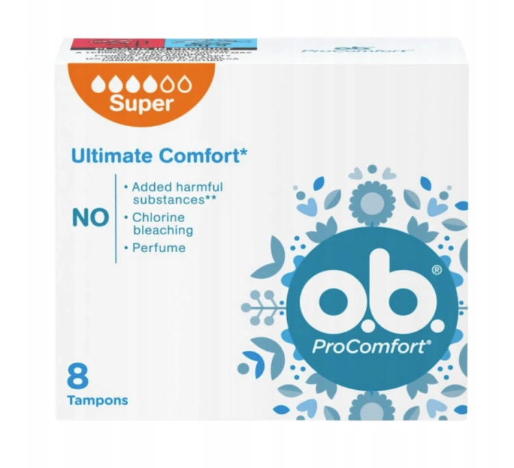 O.B. ProComfort Tampony Super 8szt.