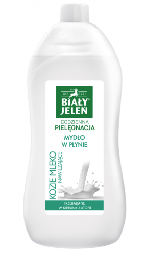 Biały Jeleń Mydło w płynie kozie mleko 1l