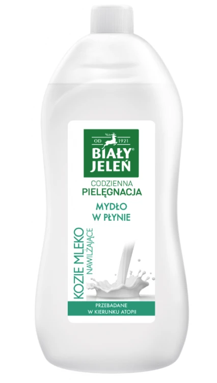 Biały Jeleń Mydło w płynie kozie mleko 1l