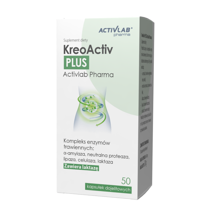 KreoActiv PLUS x 50 kaps. enzymy trawienne