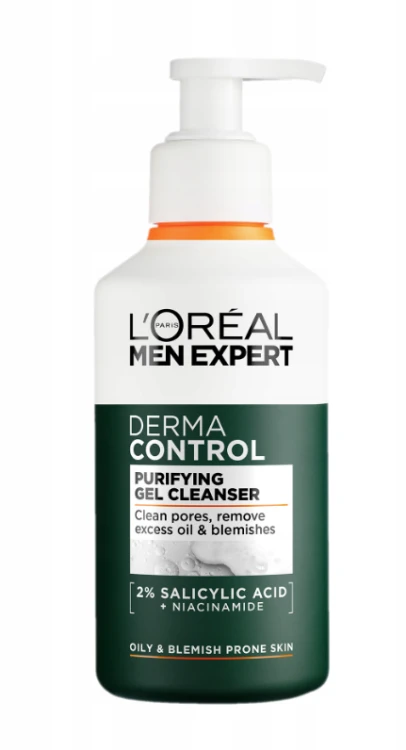 Loreal Men Expert Derma Control Żel do mycia twarzy 260ml