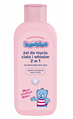 Bambino Hipoalergiczny żel do mycia ciała i włosów 2w1 400 ml