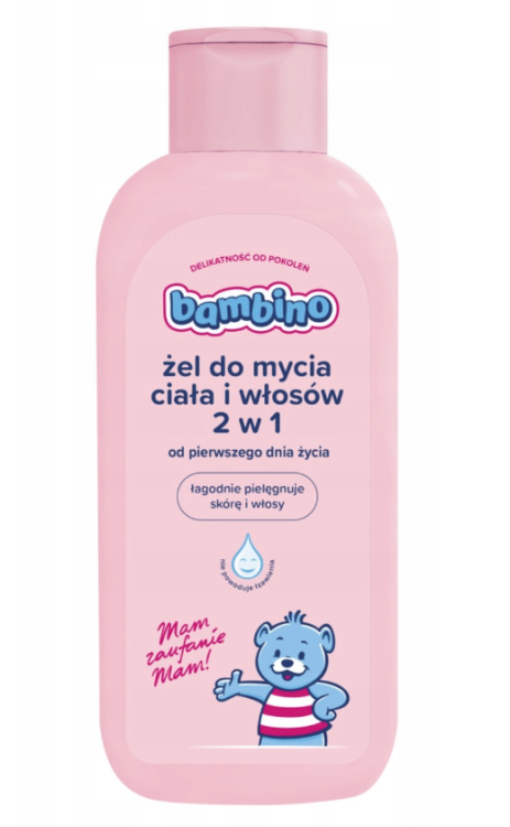 Bambino Hipoalergiczny żel do mycia ciała i włosów 2w1 400 ml