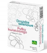 Drożdże selenowe z dod.pyłku kwiatowego 48kaps.