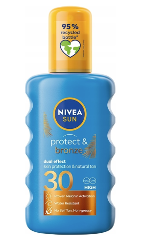 NIVEA SUN P&B Balsam do opalania w spray'u aktywujący opaleniznę SPF30 200ml