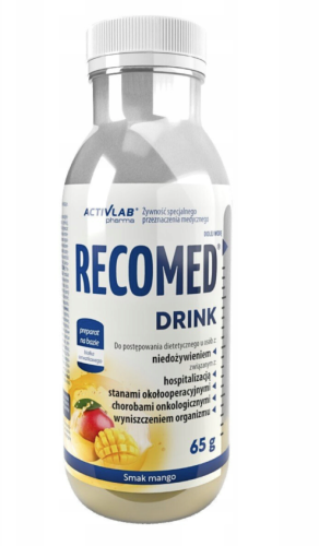 RECOMED DRINK smak mango butelka 65 g