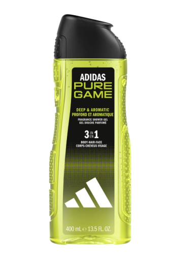 ADIDAS Pure game Żel pod prysznic 3w1 dla mężczyzn 400ml