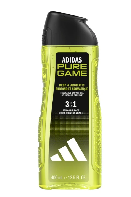 ADIDAS Pure game Żel pod prysznic 3w1 dla mężczyzn 400ml