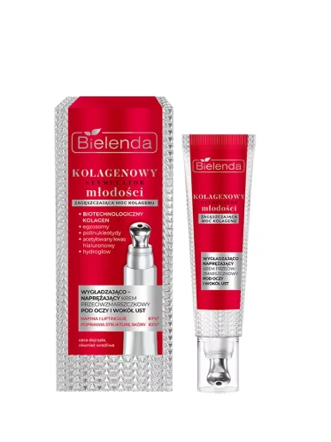 Bielenda Wygładzająco - naprężający krem przeciwzmarszczkowy pod oczy i wokół ust