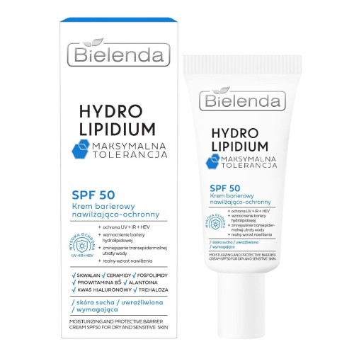 Bielenda Krem barierowy SPF50 nawilżająco-ochronny