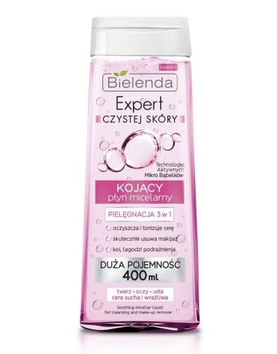 Bielenda Expert Czystej Skóry Kojący Płyn Micelarny 400ML