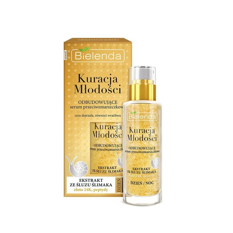Bielenda odbudowujące serum przeciwzmarszczkowe dzień/noc