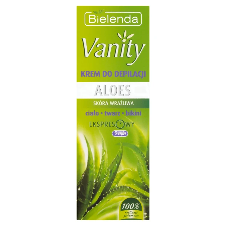 Bielenda Vanity Aloesowy Krem do Depilacji Skóry Wrażliwej 100ml