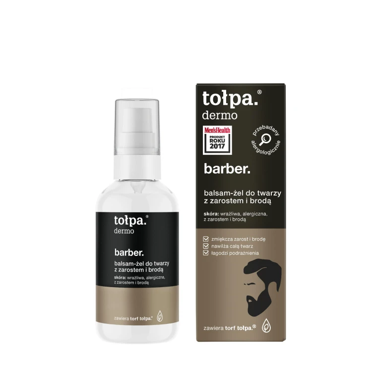 Tołpa Dermo Men Barber Balsam-Żel Do Twarzy Z Zarostem I Brodą 75ML